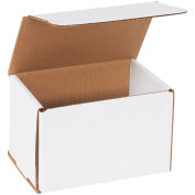 6" x 4" x 4" Corrugated Mailers, ECT-32, White - Pkg Qty 50