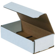 8" x 4" x 2" Corrugated Mailers, ECT-32, White - Pkg Qty 50