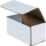 8" x 4" x 4" Corrugated Mailers, ECT-32, White