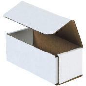 6-1/2" x 2-3/4" x 2-1/2" Corrugated Mailers, ECT-32, White - Pkg Qty 50