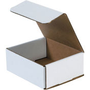 6-3/16" x 5-3/8" x 2-1/2" Corrugated Mailers, ECT-32, White