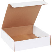 11-1/2" x 11-1/2" x 3-3/4" Corrugated Literature Mailers, ECT-32, White - Pkg Qty 50