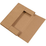 12-1/8"x9-1/8"x1/2" Kraft Self-Seal Bookfold