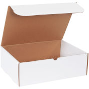 15-1/8" x 11-1/8" x 5" Corrugated Literature Mailers, 200#/ECT-32, White