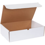 17-1/8"x11-1/8"x5" Corrugated Literature Mailer, White - Pkg Qty 50