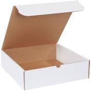 14"x14"x4" Corrugated Literature Mailer, White - Pkg Qty 50