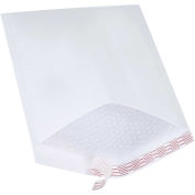 10-1/2"Wx16"L Self-Seal Bubble Mailer, White, 100 Pack