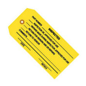 #5 Inspected 4-3/4" x 2-3/8", 1000 Pack, Yellow