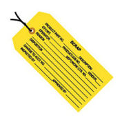 #5 Strung Scrap 4-3/4" x 2-3/8", 1000 Pack, Yellow