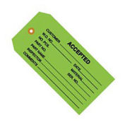 #5 Accepted 4-3/4" x 2-3/8", 1000 Pack, Green