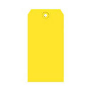 #1 Shipping Tag Pack 2-3/4" x 1-3/8", 1000 Pack, Yellow