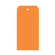 #2 Shipping Tag Pack 3-1/4" x 1-5/8", 1000 Pack, Orange