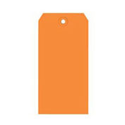 #6 Shipping Tag Pack 5-1/4" x 2-5/8", 1000 Pack, Orange