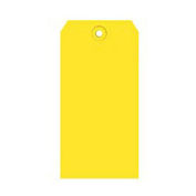 #5 Shipping Tag Pack 4-3/4" x 2-3/8", 1000 Pack, Yellow