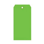 #5 Shipping Tag Pack 4-3/4" x 2-3/8", 1000 Pack, Light Green