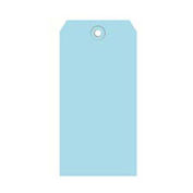 #8 Shipping Tag Pack 6-1/4" x 3-1/8", 1000 Pack, Light Blue