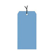 #3 Strung Tag Pack 3-3/4" x 1-7/8", 1000 Pack, Dark Blue