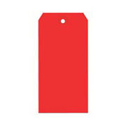 #7 Shipping Tag Pack 5-3/4" x 2-7/8", 1000 Pack, Red