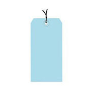 #5 Strung Tag Pack 4-3/4" x 2-3/8", 1000 Pack, Light Blue
