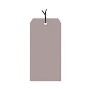 #6 Strung Tag Pack 5-1/4" x 2-5/8", 1000 Pack, Gray
