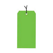 #7 Strung Tag Pack 5-3/4" x 2-7/8", 1000 Pack, Light Green