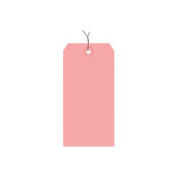 #4 Wired Tag Pack 4-1/4" x 2-1/8", 1000 Pack, Pink