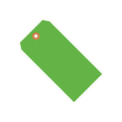 #6 Tag Pack 5-1/4" x 2-5/8", 1000 Pack, Green Fluorescent