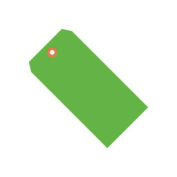 #1 Tag Pack 2-3/4" x 1-3/8", 1000 Pack, Green Fluorescent