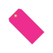 #4 Tag Pack 4-1/4" x 2-1/8", 1000 Pack, Pink Fluorescent