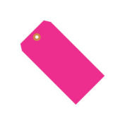 #8 Tag Pack 6-1/4" x 3-1/8", 1000 Pack, Pink Fluorescent