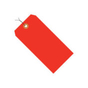 #3 Wired Tag Pack 3-3/4" x 1-7/8", 1000 Pack, Red Fluorescent