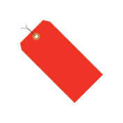 #7 Wired Tag Pack 5-3/4" x 2-7/8", 1000 Pack, Red Fluorescent