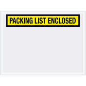 4-1/2"x6" Yellow Packing List Enclosed, Panel Face, 1000 Pack