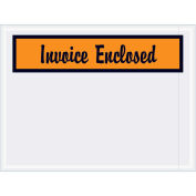 4-1/2"x6" Orange Invoice Enclosed, Panel Face, 1000 Pack