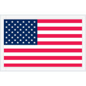 5-1/4"x8" USA Flag, Full Face, 1000 Pack
