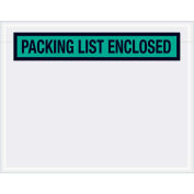 Packing List Enclosed, Panel Face 7"x5-1/2", Green, 1000 Pack