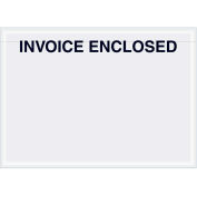 7" x 5" Clear Face Invoice Enclosed - Panel Face 1000 Pack