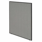 Global Industrial 36-1/4"W x 60"H Office Partition Panel, Gray