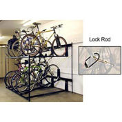 8-Bike Rack Double Decker, Locking