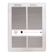 TPI H3317T2SRPW Fan Forced Wall Heater With Summer Fan Switch, 240V, 4800W, White