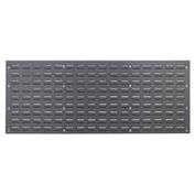 Louvered Wall Panel Without Bins 48x19 - Pkg Qty 2