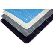 WEARWELL Tile-Top Anti-Microbial Anti-Fatigue Mat - Tile-Top - 3x5' - Blue