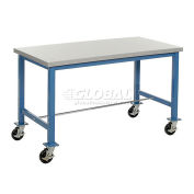 Global Industrial Mobile Packing Workbench, ESD Square Edge, 60"W x 30"D