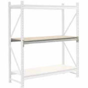 Global Industrial Additional Level With Wood Deck, 96"W x 18"D