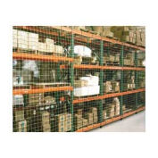 Global Industrial Pallet Rack Netting, One Bay, 123"W x 144"H, 1-3/4" Sq. Mesh, 1250 lb Rating