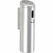 Commercial Zone Smokers Outpost Wall Mounted Ashtray, Metal, Silver