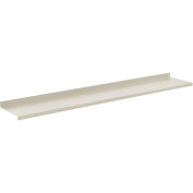 Global Industrial Cantilever Upper Steel Shelf For Bench Uprights - 96"W x 12"D - Tan