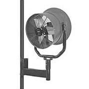 Triangle Engineering 24" Horizontal Mount Fan With Poly Housing 1/2 HP 5600 CFM Single Phase