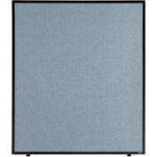 Global Industrial 48-1/4"W x 42"H Office Partition Panel, Blue