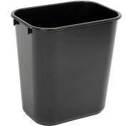 RUBBERMAID Wastebasket - 13-5/8-Quart Capacity - Black